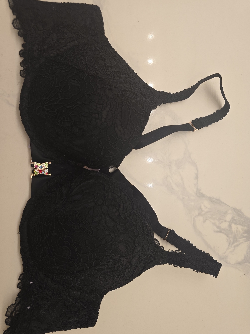 Black Lace T-Shirt Bra - Women Intimates